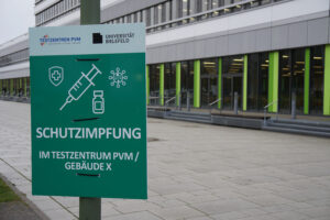 Impfzentrum an der Universität Bielefeld