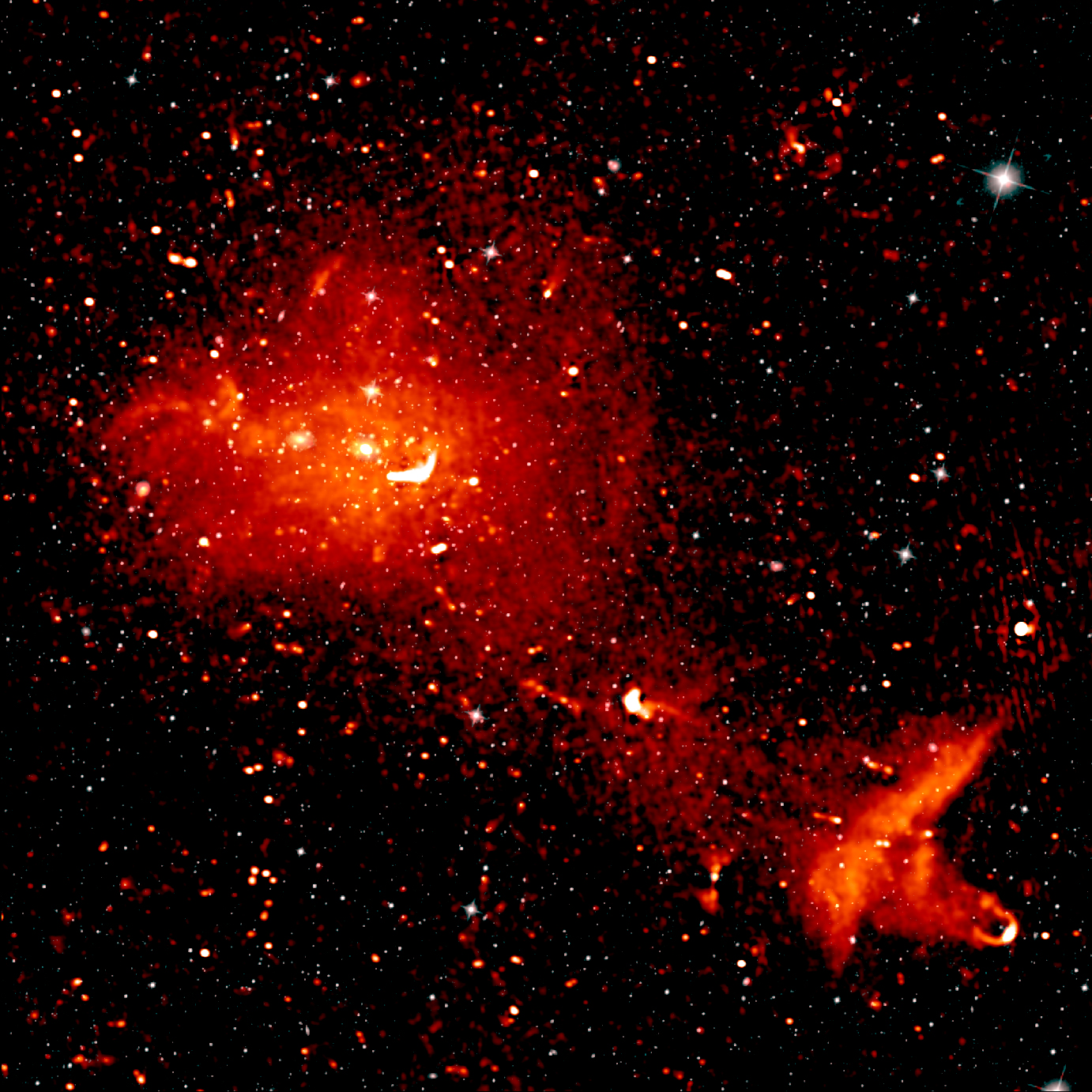 Der Coma-Cluster ist 300 Millionen Lichtjahre von der Erde entfernt