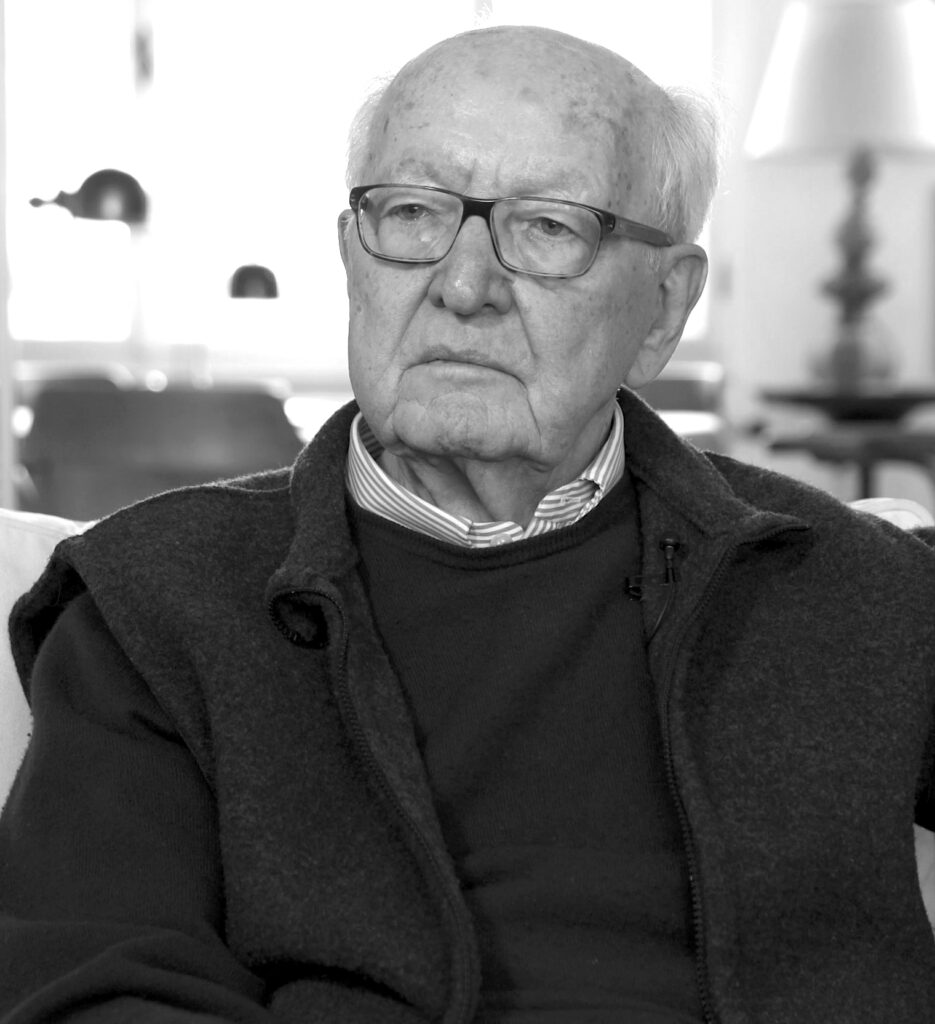 Prof. Dr. Dr. hc. mult Harald  Weinrich ist am 27. Februar in Münster gestorben. Bild der Person 