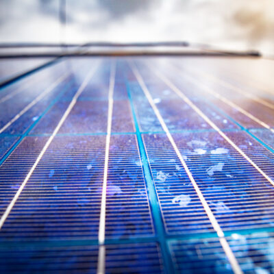 Photo of a solar panel