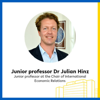 Photo of junior professor Dr Julian Hinz