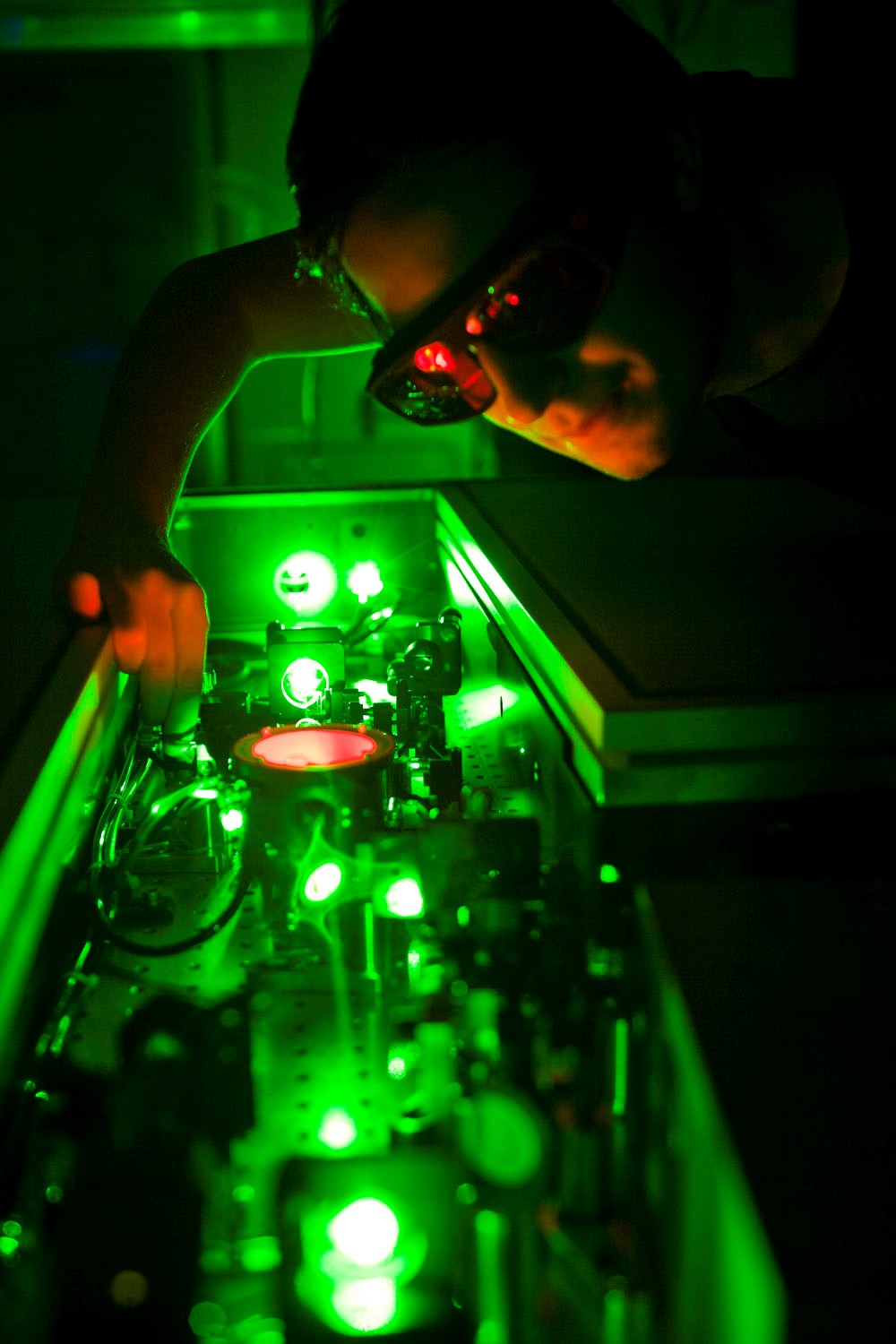 Blick ins Laserphysik-Labor