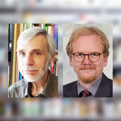 Bilder der Personen: Prof. Dr. Martin Carrier von der Universität Bielefeld und Prof. Dr. Torsten Wilholt