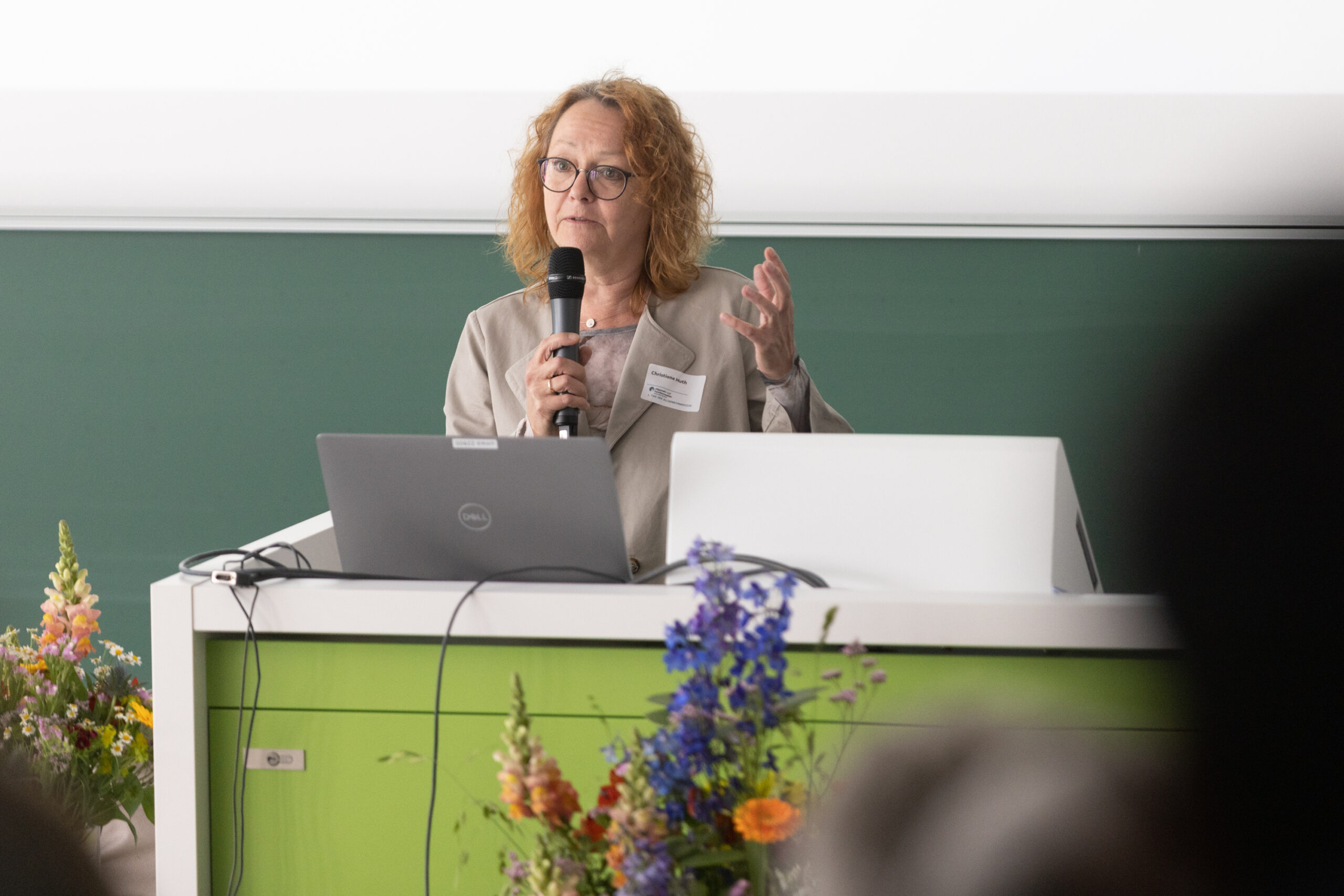 Prof'in Dr. med. Christiane Muth beim Tag der Allgemeinmedizin 2023.