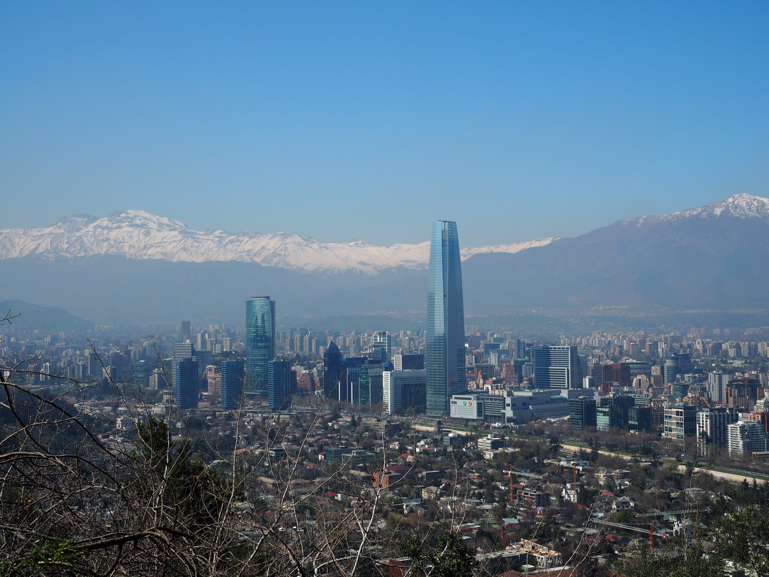 City view of Santiago de Chile