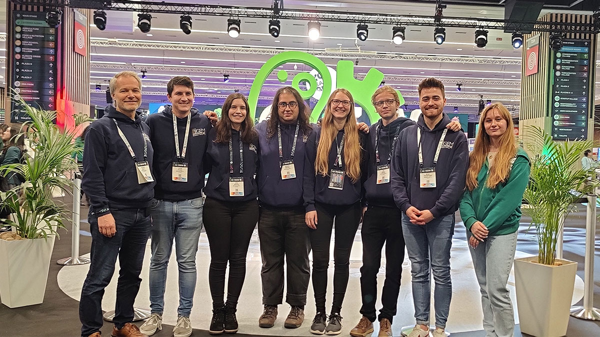 Die Delegation des Bielefelder Wettbewerbs-Team auf dem Grand Jamboree in Paris 