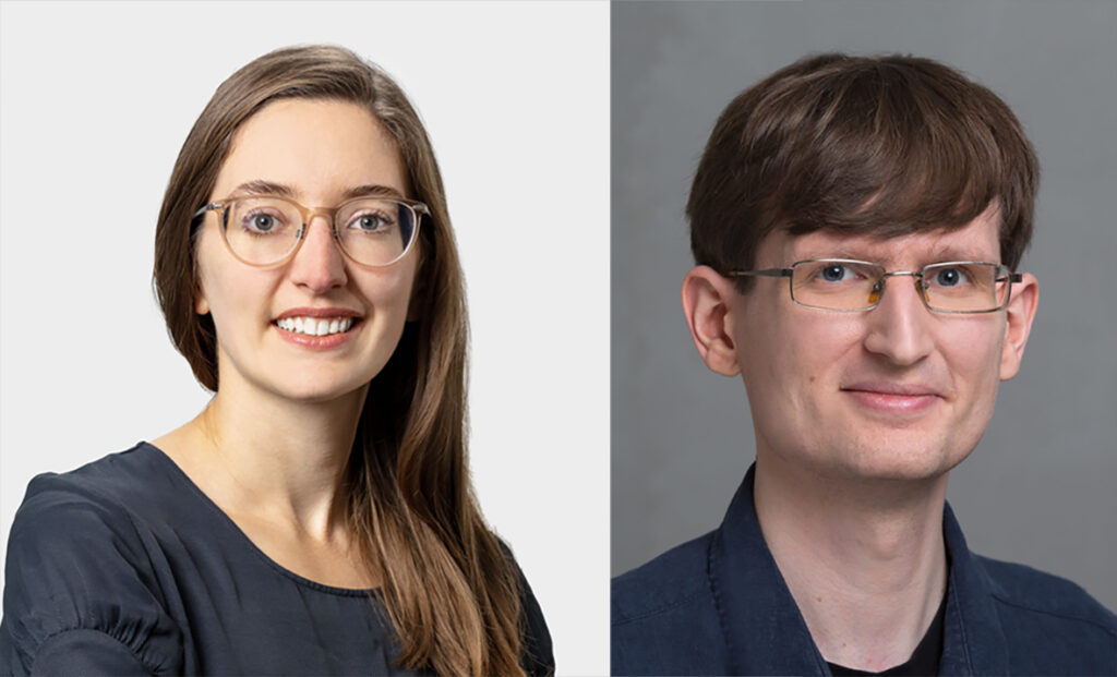 Dr. Elisa Ronzheimer und Juniorprof. Dr. Benjamin Paaßen