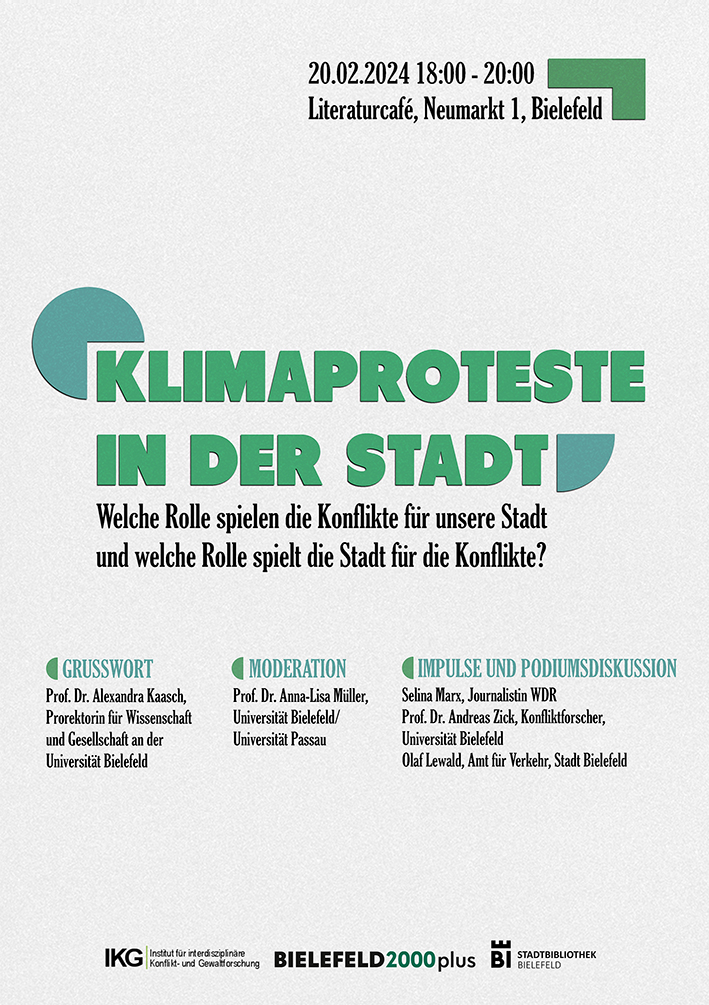 Plakat Klimaprotest