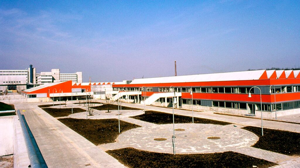 Bird's eye view of Laboratory School and Oberstufen-Kolleg