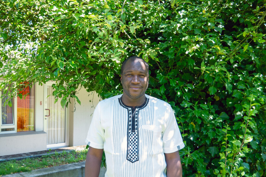 Dr. Almamy Sylla im ZiF-Garten