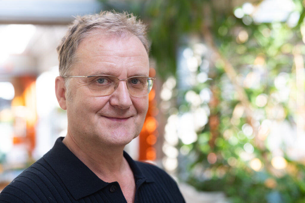 Portrait photo of Rainer Devantié, principal of the Laborschule