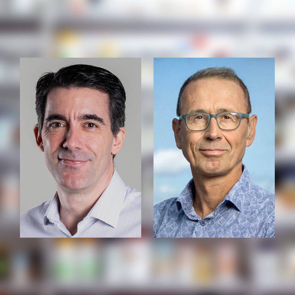 Portraitbilder der beiden Männer