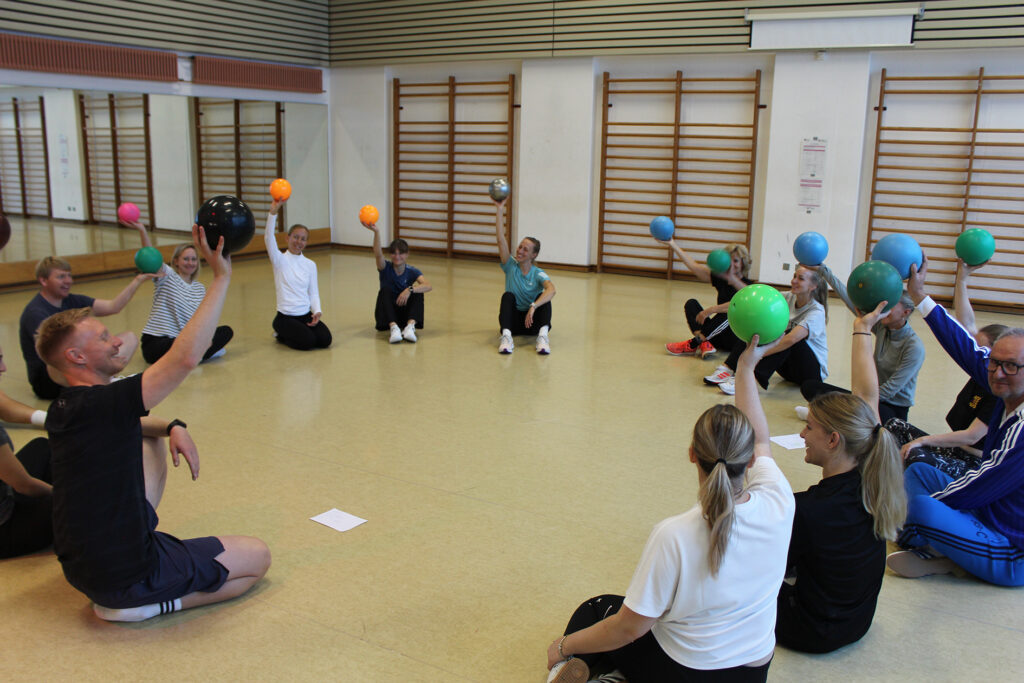 "Bewegen mit dem Ball – mal anders!" lautete der Titel eines weiteren Workshops.