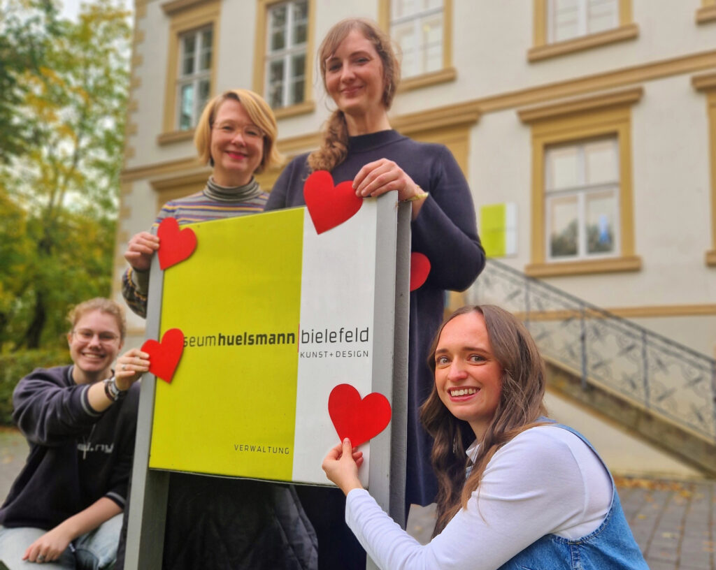 Entwickelten das Datingformat im Museum: Tabea Görzen, Anja Hermann, Nora Penlington und Miriam Fortkord.