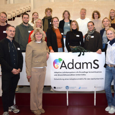 Zum Auftakt des Verbundforschungsprojektes AdamS trafen sich die Wissenschaftler*innen aus Bielefeld, Köln und Paderborn in der Universität Bielefeld.