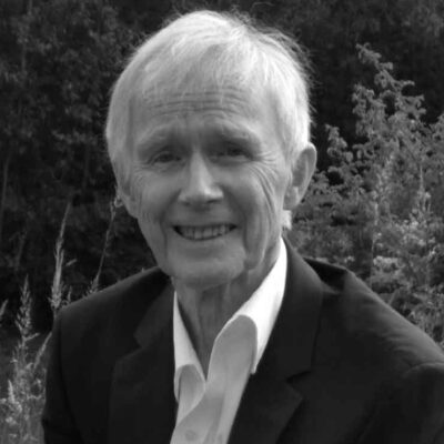 Schwarz-weißes Porträtbild von Eike von Savigny