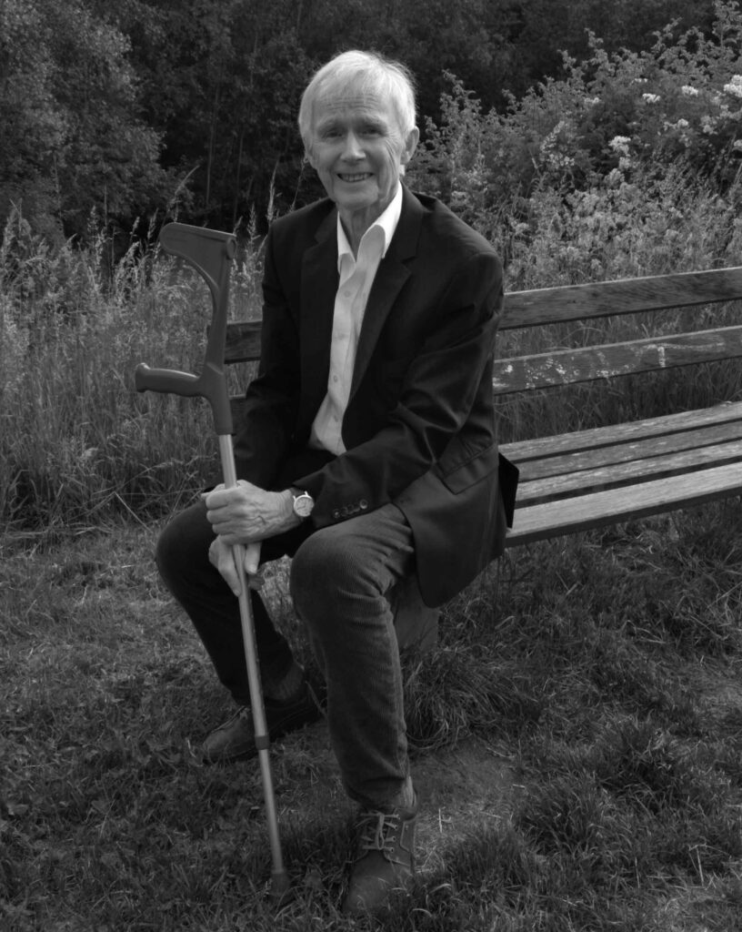 Schwarz-weißes Porträtbild von Eike von Savigny