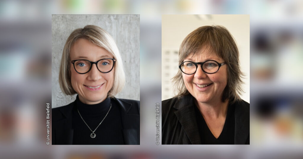 Moderiert wird die Veranstaltung (v.l.) von Prorektorin Michaela Vogt und Prof'in Dr. Barbara Thiessen.