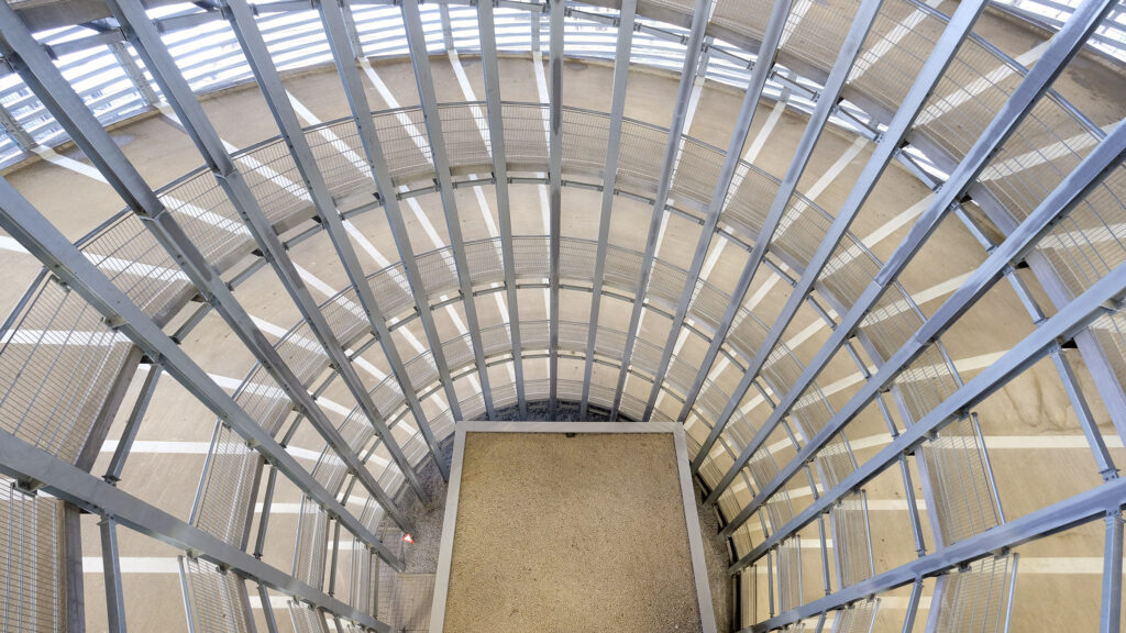 Auf- und Abfahrtsspindel im Parkhaus